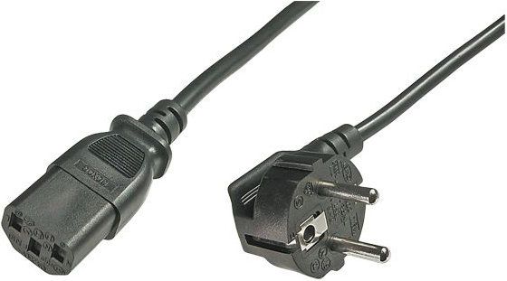 CABLE ALIMENTATION 0.5M - C13-CEE7/5 - BLACK