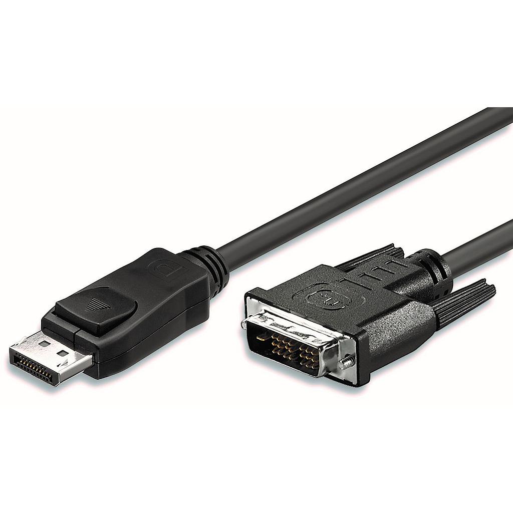 CABLE DISPLAYPORT TO DVI-D - M/M - 2M