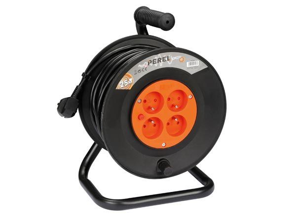 CABLE REEL 25M - 3G1.5 - 4 SOCKETS
