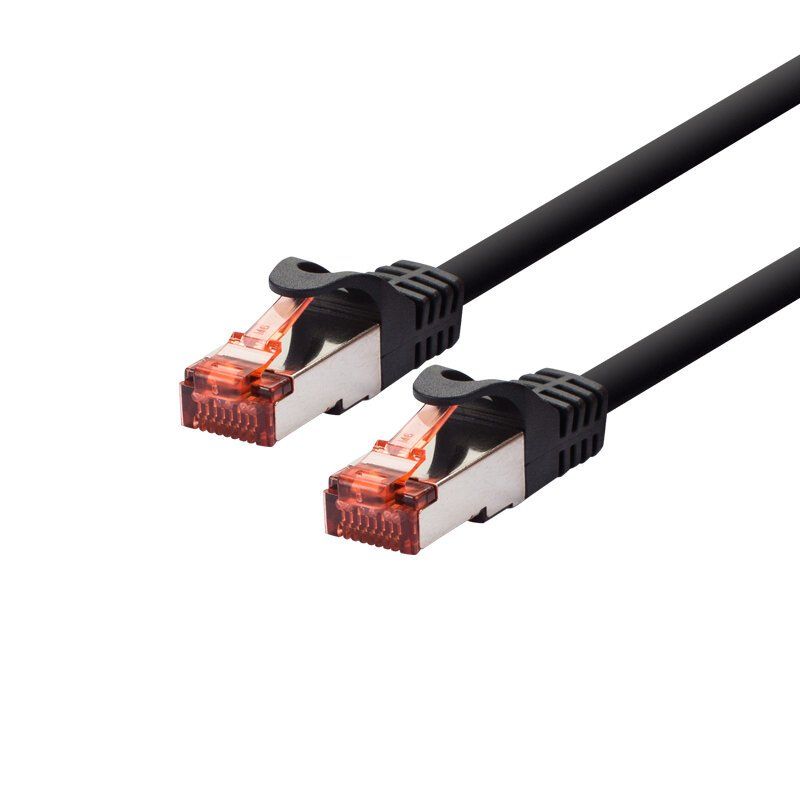 CABLE RJ45 - CAT6 - F/UTP - 1M - NOIR