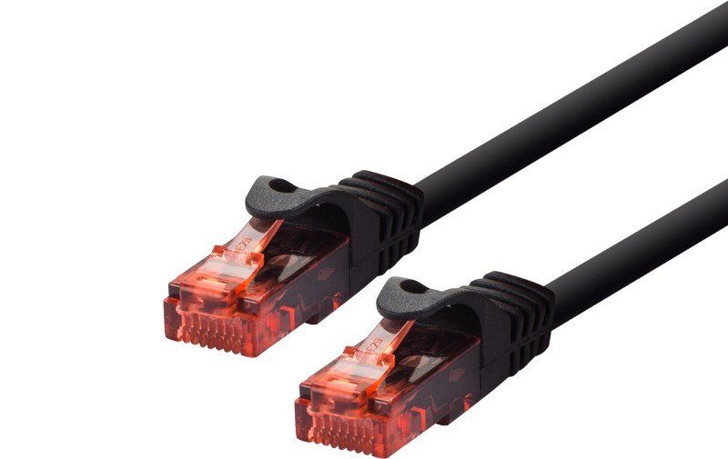 CABLE RJ45 - CAT6 - UTP - 10M - NOIR
