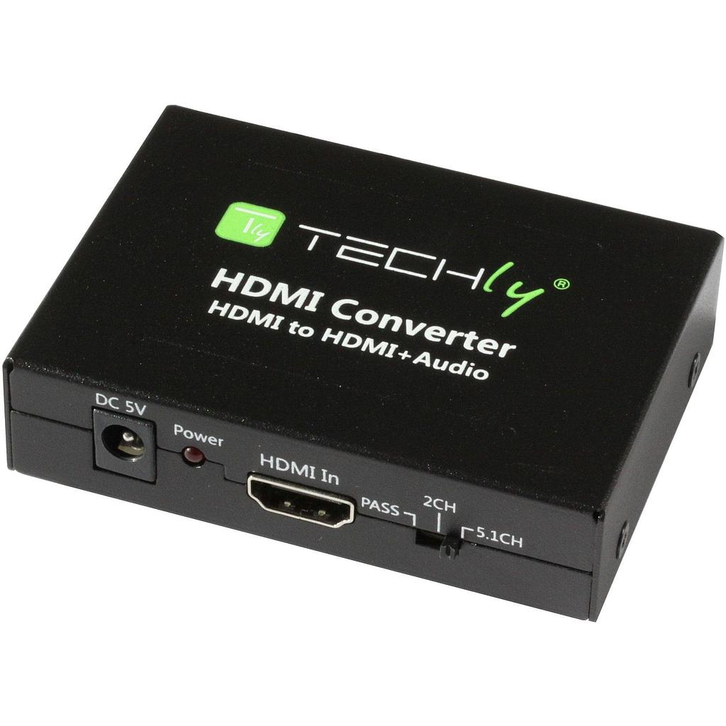 HDMI FEMALE TO HDMI + SPDIF + RCA R/L AUDIO EXTRACTOR