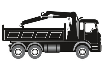 Manutention et transport par camion grue