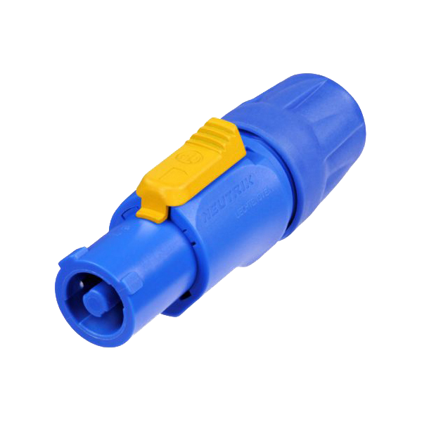 Neutrik Connecteur bleu type A pour alimentation male NAC3FCA