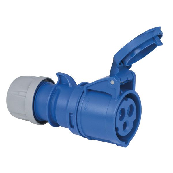 PRISE CEE 16A 240V 3P PLUG FEMALE