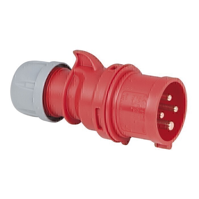 PRISE CEE 16A 400V 4P PLUG MALE