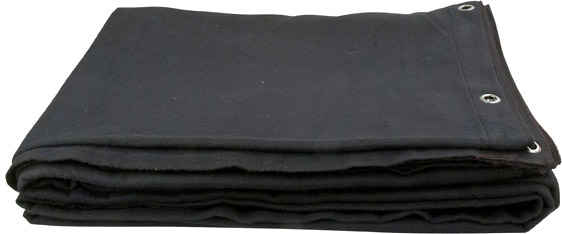 TAPS Showgear Backdrop Black 6 m (L) - 3,5 m (H)