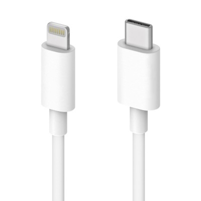 TECHLY USB-C TO LIGHTNING 1M CABLE WHITE