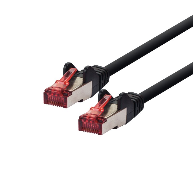 CABLE RJ45 - CAT6 - S/FTP - PIMF - 0.25 M - NOIR