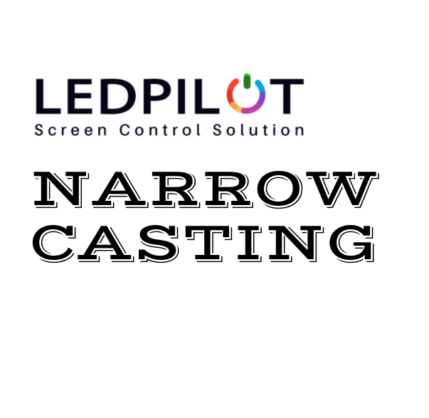 Ledpilot - Narrowcasting - redevance mensuelle