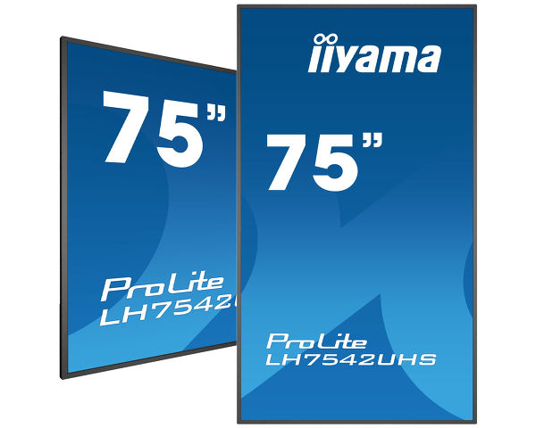 Iiyama PRO 75" - 500cd/m² - 4K (copie)
